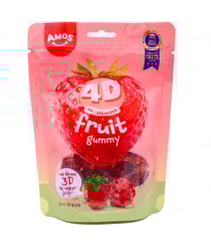 4D Fruit Gummy Fraise